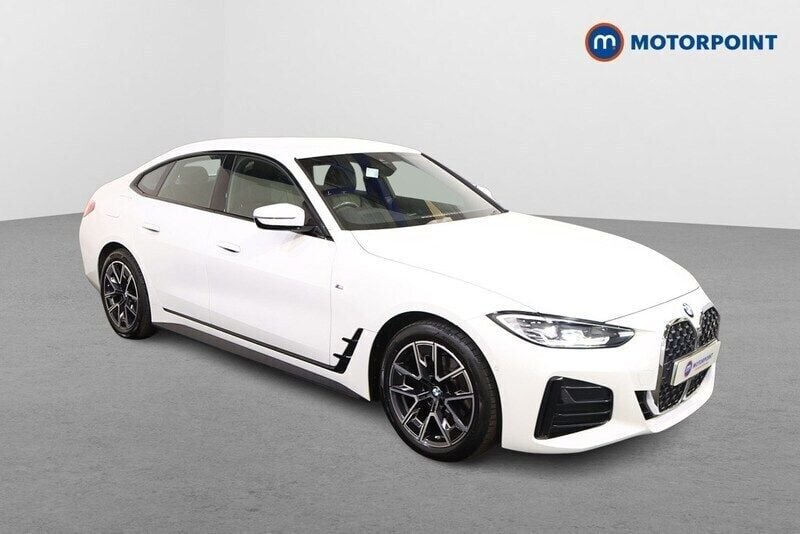 White Used 2022 BMW 420 M Sport Coupe | £27,949 (Good price) - Image 1/4