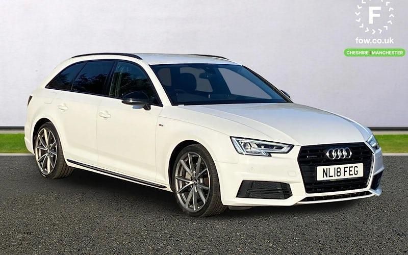 Used Audi A4 Black Edition 190 HP (139 kW) 2017 White Estate