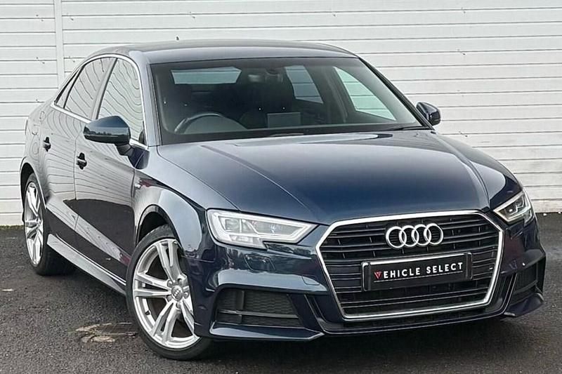 Blue Used 2017 Audi A3 S-Line Sedan | £12,390 (Fair price) - Image 1/1