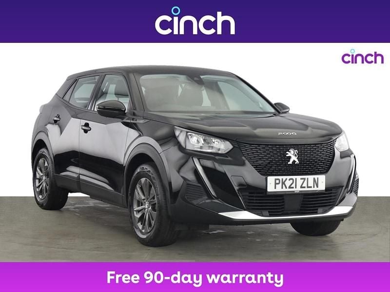 Black Used 2021 Peugeot e-2008 Active Premium SUV | £11,449 (Good price) - Image 1/3