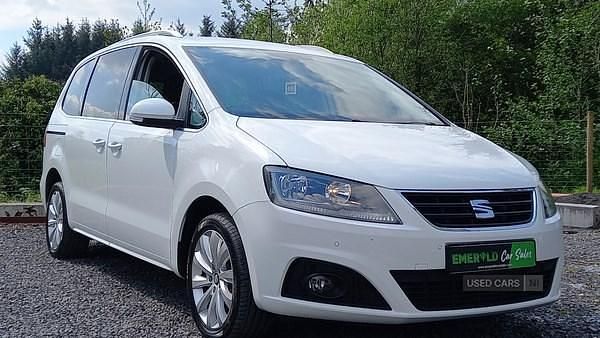 White Used 2017 Seat Alhambra SE MPV | £10,950 (Fair price) - Image 1/4