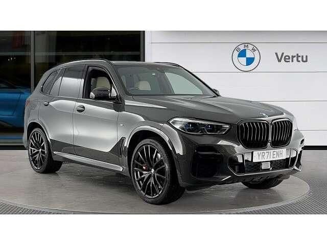 Grey Used 2021 BMW X5 M Sport SUV | £45,911 - Image 1/4
