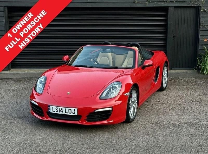 Used Porsche Boxster 315 HP (231 kW) 2014 Red Cabriolet