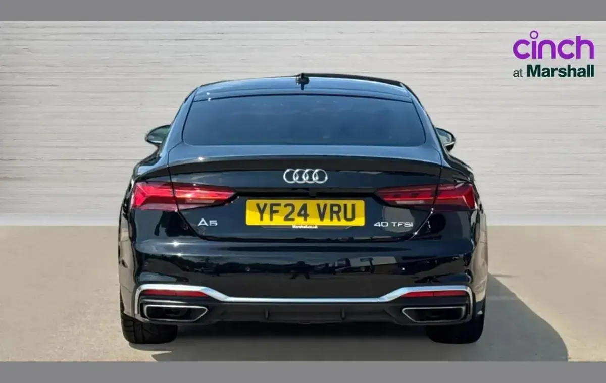 Used Audi A5 S-Line 200 HP (147 kW) 2024 Black Hatchback