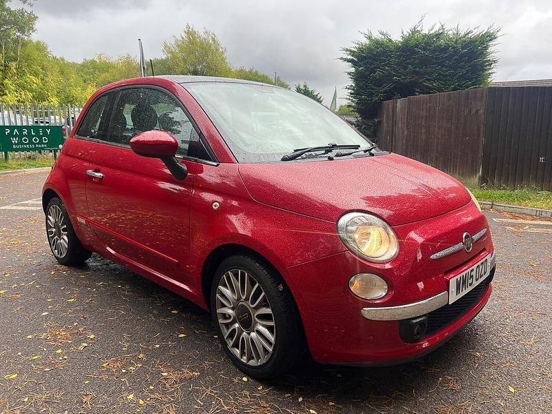 Red Used 2015 Fiat 500 Lounge Hatchback | £5,495 (Good price) - Image 1/4