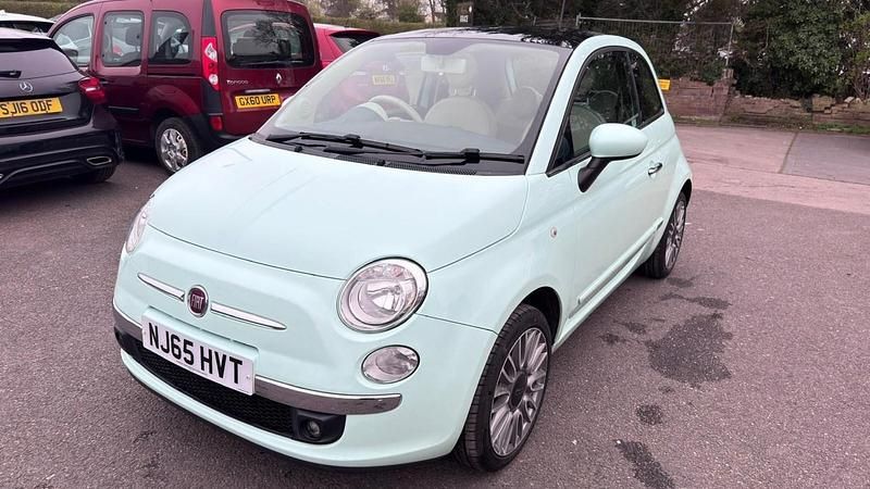 Usado Fiat 500 Lounge 69 HP (50 kW) 2015 Verde Citadino