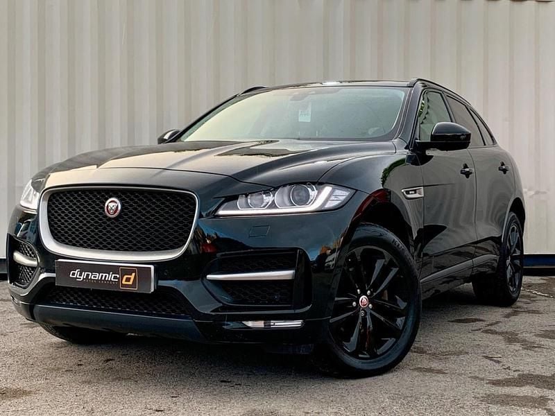 Black Used 2016 Jaguar F-Pace R-Sport SUV | £10,490 (Fair price) - Image 1/3