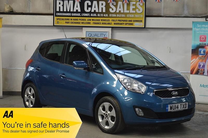 Used Kia Venga 2014 Blue Hatchback