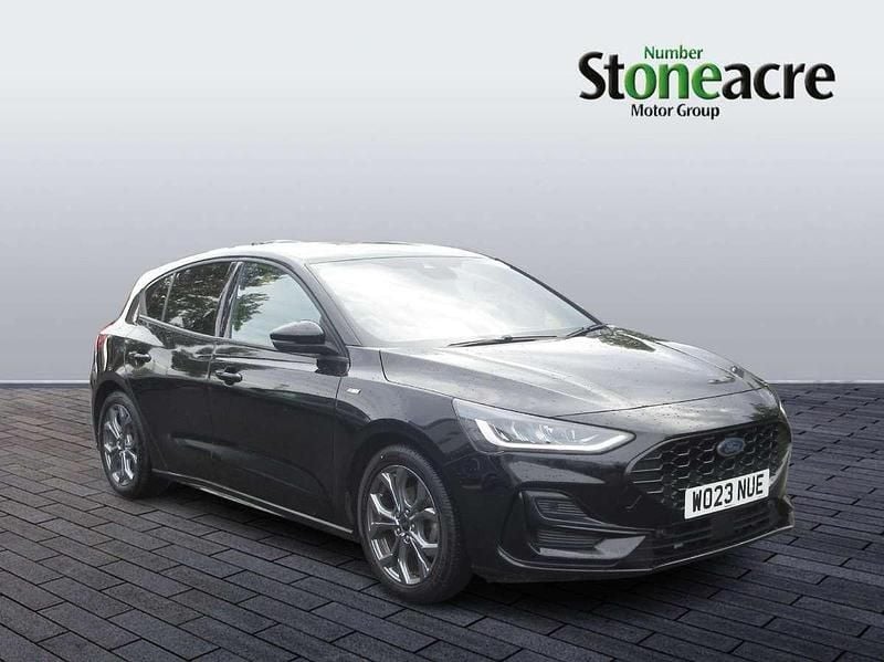 Black Used 2023 Ford Focus ST-Line Hatchback | £14,400 (Fair price) - Image 1/4