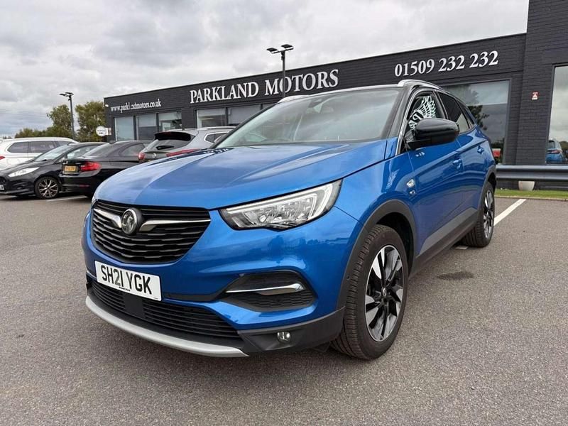 Used Vauxhall Grandland X Edition 130 HP (95 kW) 2021 Blue SUV