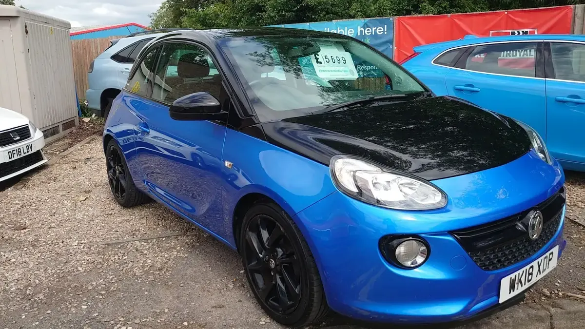 Used Vauxhall Adam 2018 Blue Hatchback