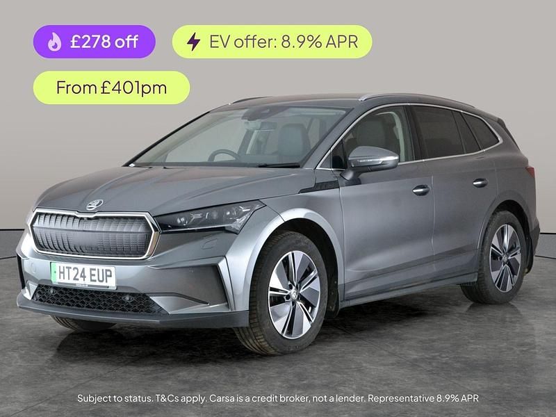 Grey Used 2024 Skoda Enyaq iV SUV | £25,432 (Good price) - Image 1/3