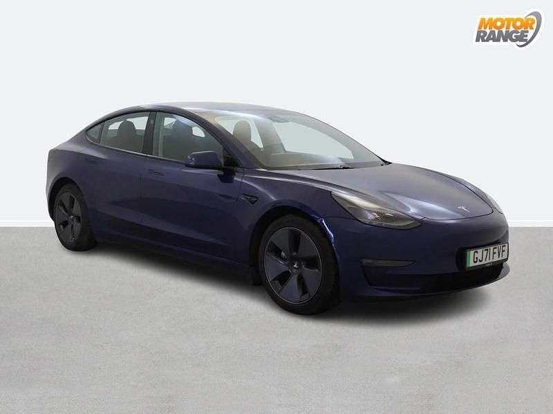 Blue Used 2021 Tesla Model 3 Long Range AWD Sedan | £20,295 (A bit pricey) - Image 1/4