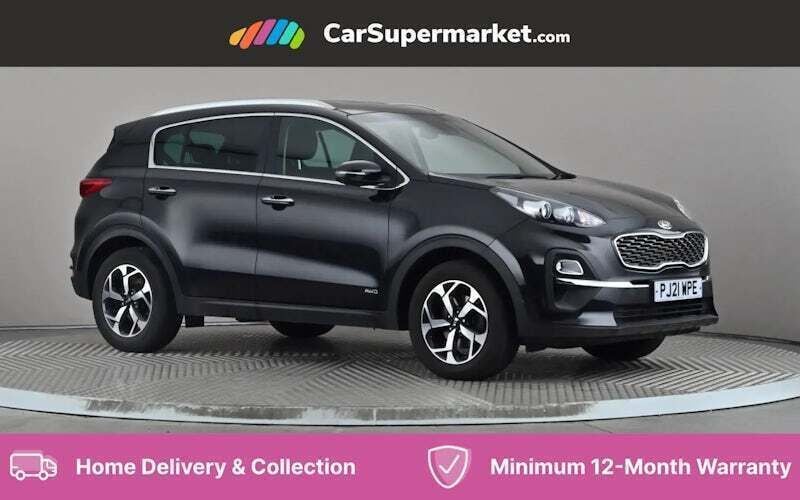 Black Used 2021 Kia Sportage 2 SUV | £16,597 (Fair price) - Image 1/4
