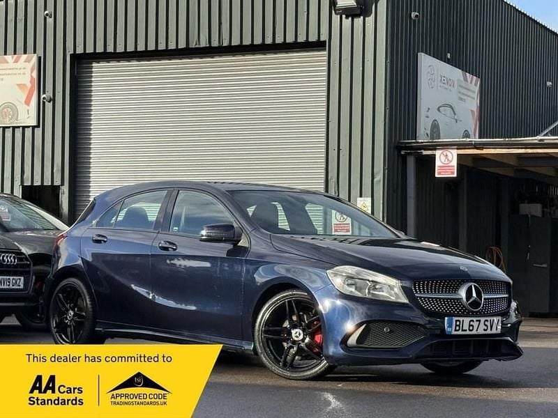Blue Used 2018 Mercedes A180 AMG line Hatchback | £10,290 (Good price) - Image 1/4