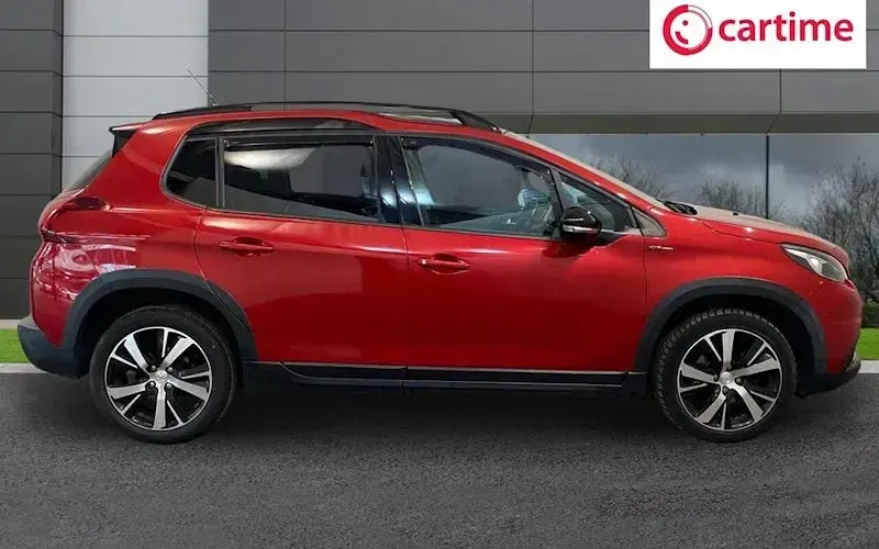 Used Peugeot 2008 GT-line 110 HP (80 kW) 2019 Red SUV