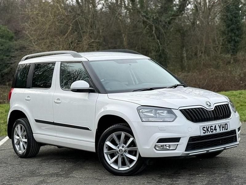 Used Skoda Yeti SE 105 HP (77 kW) 2014 White SUV