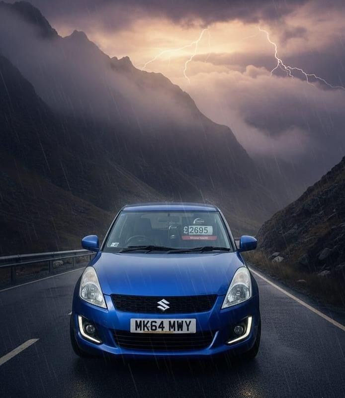 Used Suzuki Swift 2014 Blue Hatchback