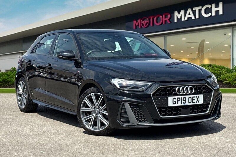 Black Used 2019 Audi A1 Sportback S-Line Hatchback | £13,790 (Fair price) - Image 1/4