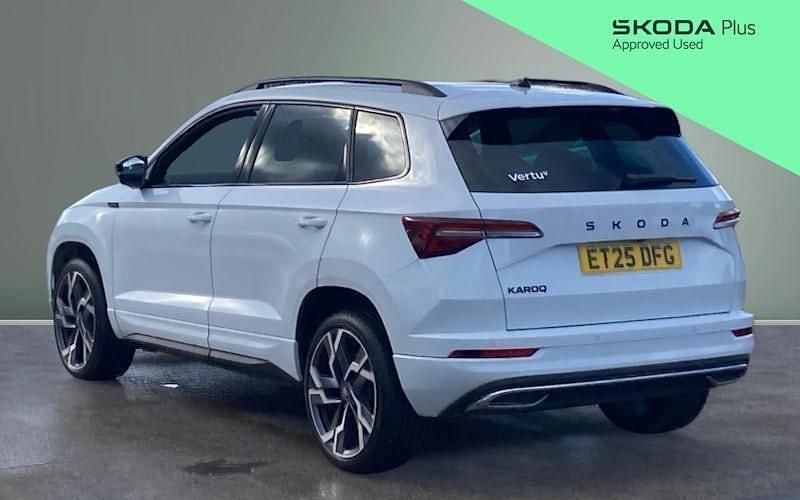 Used Skoda Karoq SportLine 150 HP (110 kW) 2025 White SUV