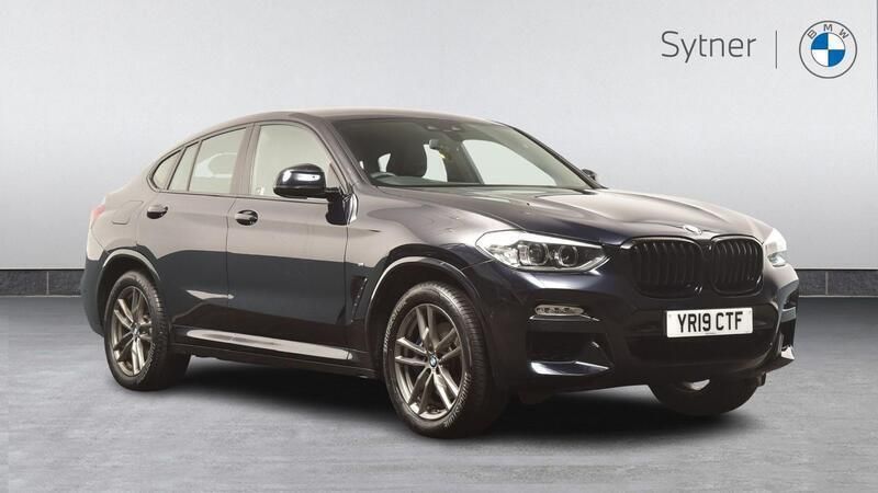 Black Used 2019 BMW X4 M Sport SUV | £28,500 (Good price) - Image 1/4