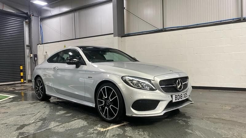 Silver Used 2018 Mercedes C43 AMG Premium Plus Coupe | £26,998 (Good price) - Image 1/3