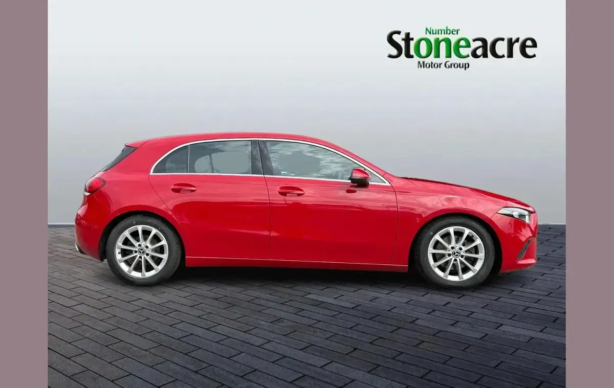 Used Mercedes A200 Executive 163 HP (119 kW) 2019 Red Hatchback