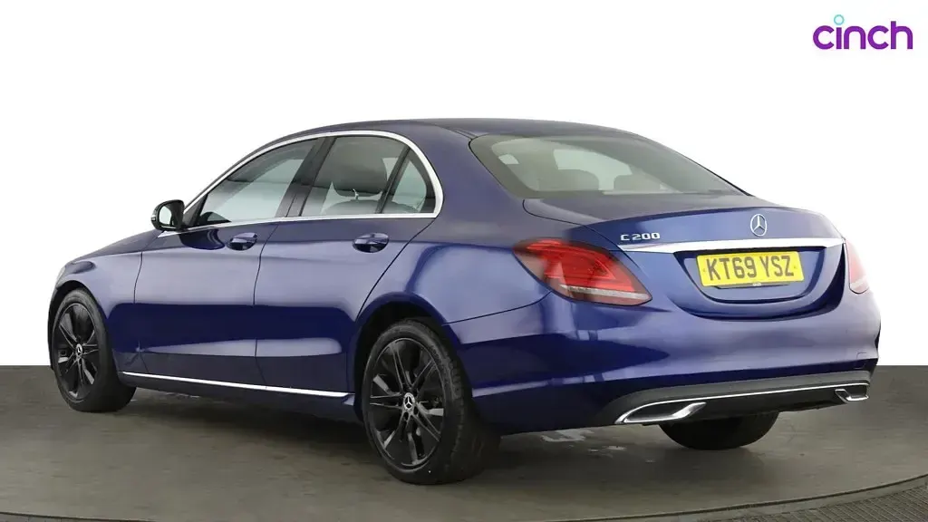 Used Mercedes C200 Premium 2020 Blue Sedan