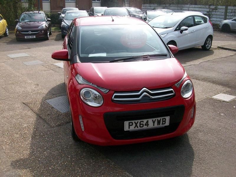 Used Citroën C1 Feel 68 HP (50 kW) 2014 Red Hatchback
