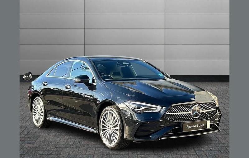 Black Used 2024 Mercedes CLA250e AMG Line Premium Sedan | £29,195 (Fair price) - Image 1/4