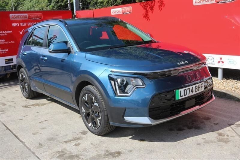 Blue Used 2024 Kia e-Niro 2 SUV | £23,995 (Expensive) - Image 1/4