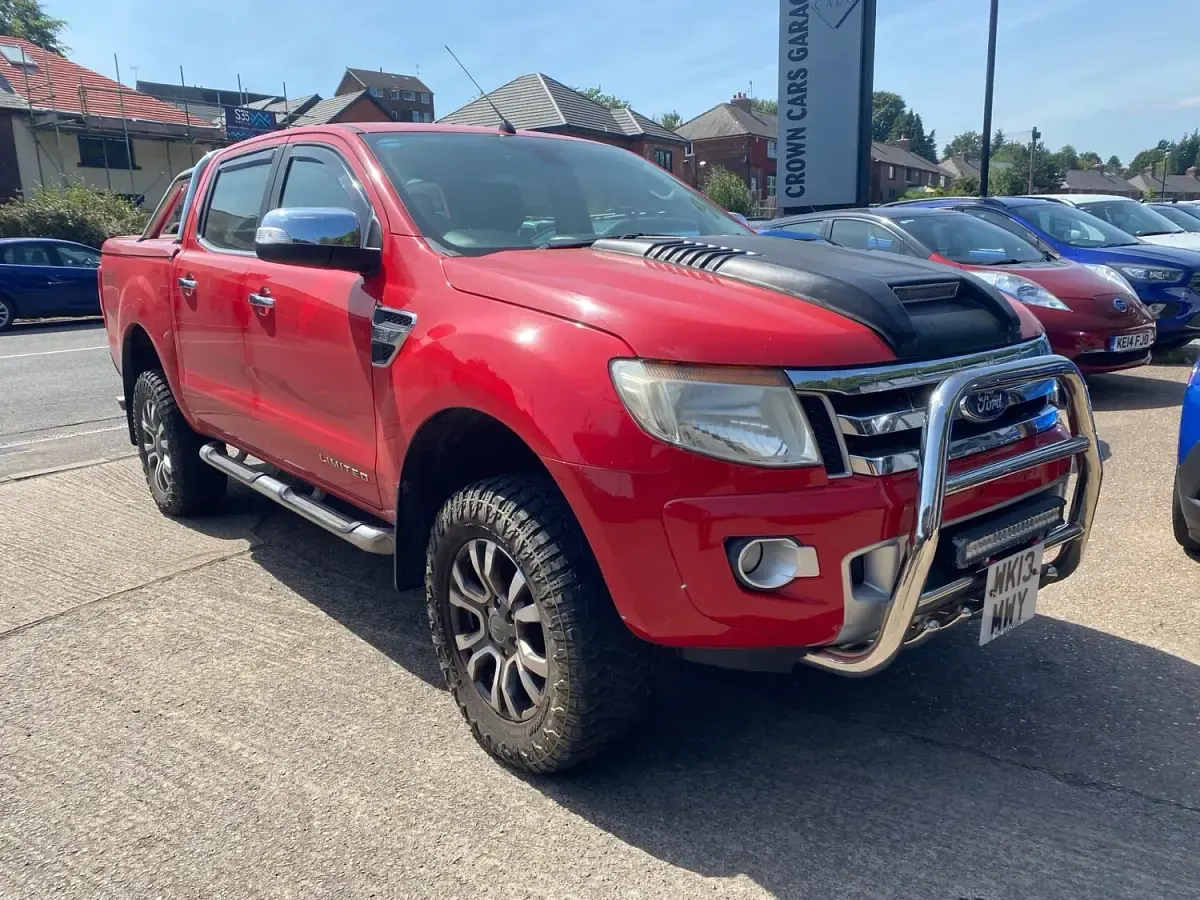 Used Ford Ranger Limited 2013 Red Pickup