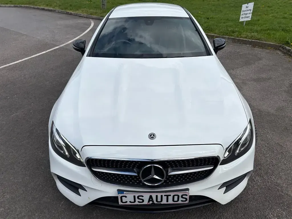 Used Mercedes E300 AMG line 245 HP (180 kW) 2019 White Coupe