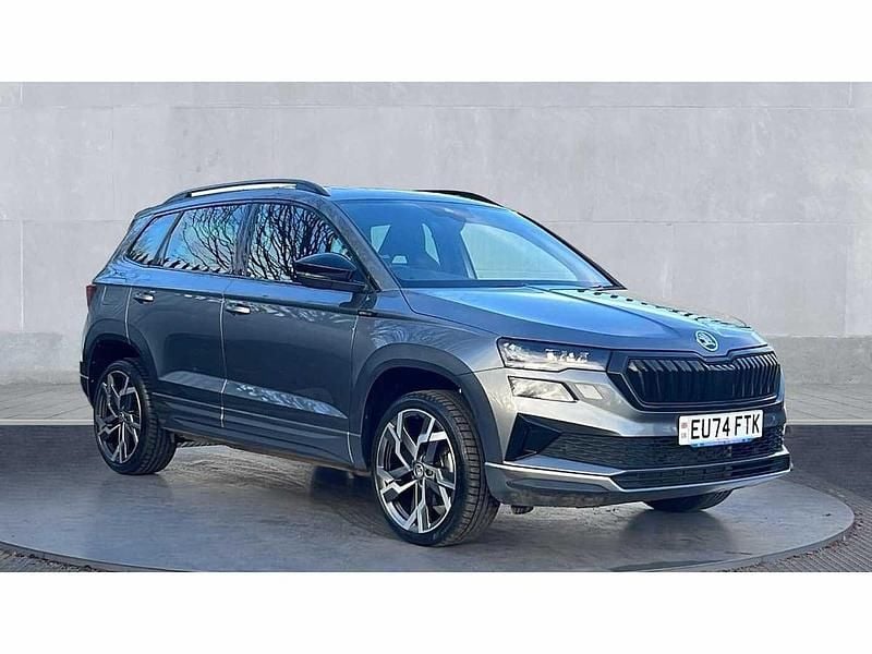 Used Skoda Karoq SportLine 110 HP (80 kW) 2024 Graphite grey metallic SUV