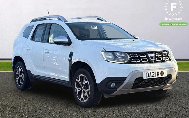 White Used 2021 Dacia Duster Prestige Estate | £10,699 (Fair price) - Image 1/4
