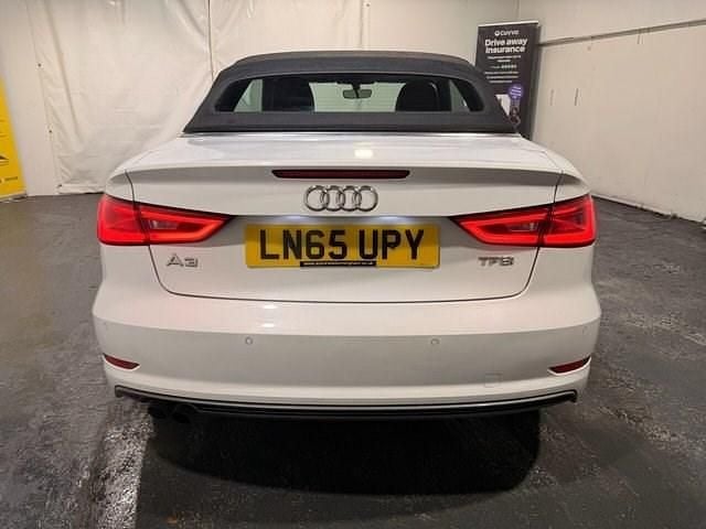 Used Audi Cabriolet S-Line 150 HP (110 kW) 2015 White Cabriolet