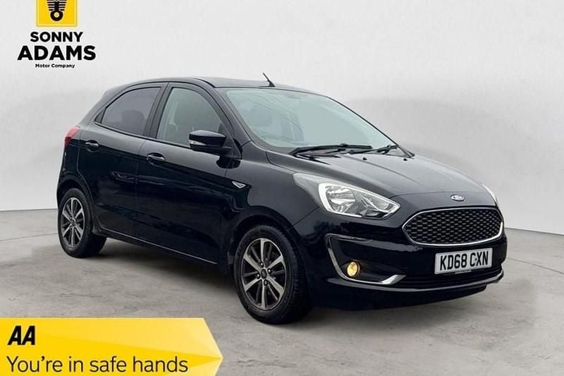 Used Ford Ka Plus Zetec 85 HP (62 kW) 2019 Black Hatchback
