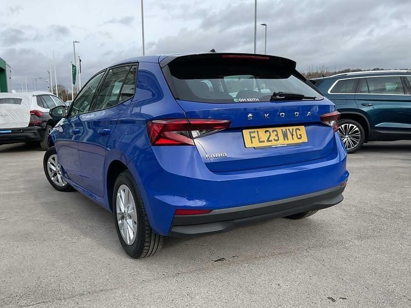 Used Skoda Fabia Comfort 59 HP (43 kW) 2023 Blue Hatchback