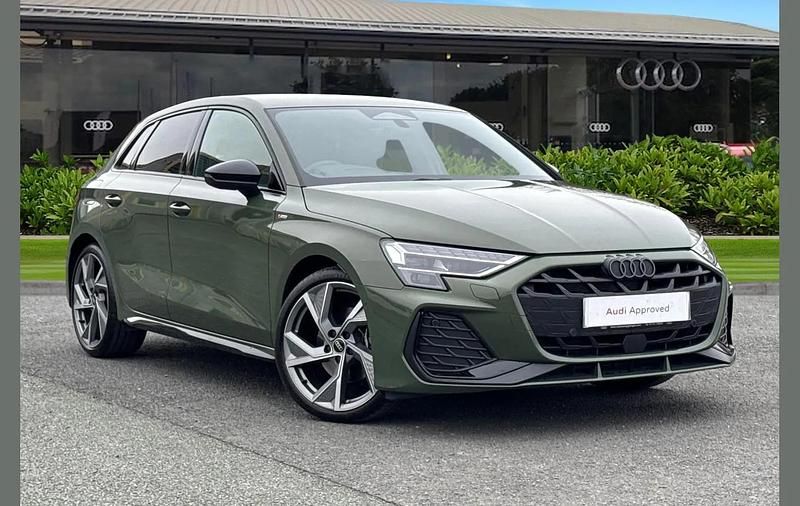 Used Audi A3 Black Edition 147 HP (108 kW) 2025 Green Hatchback