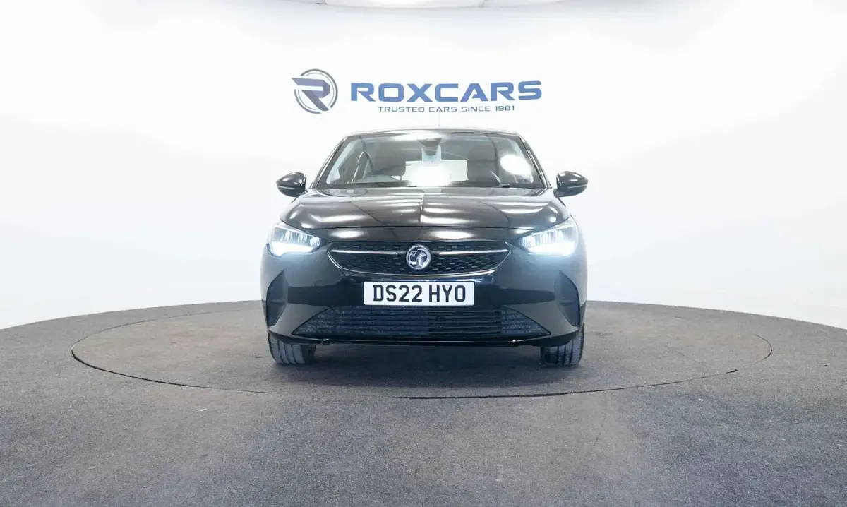 Used Vauxhall Corsa Edition 75 HP (55 kW) 2022 Black Hatchback