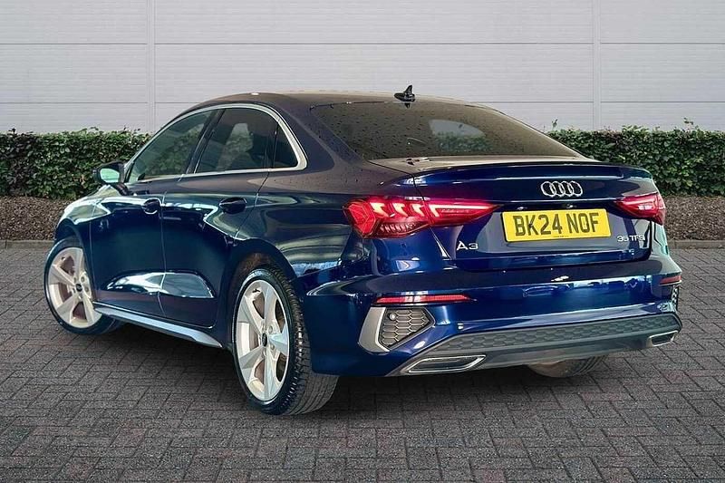 Used Audi A3 S-Line 147 HP (108 kW) 2024 Blue Sedan