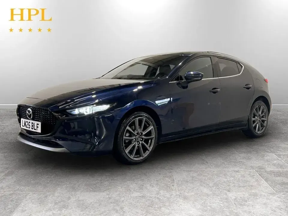 Used Mazda 3 Exclusive-Line 140 HP (102 kW) 2025 Blue Hatchback