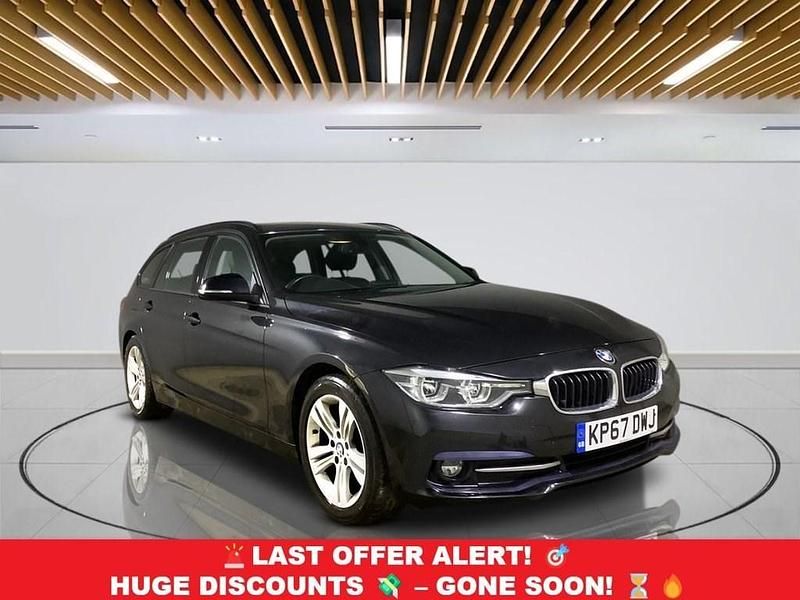 Black Used 2017 BMW 320 Efficient Dynamics Estate | £12,749 (Good price) - Image 1/4