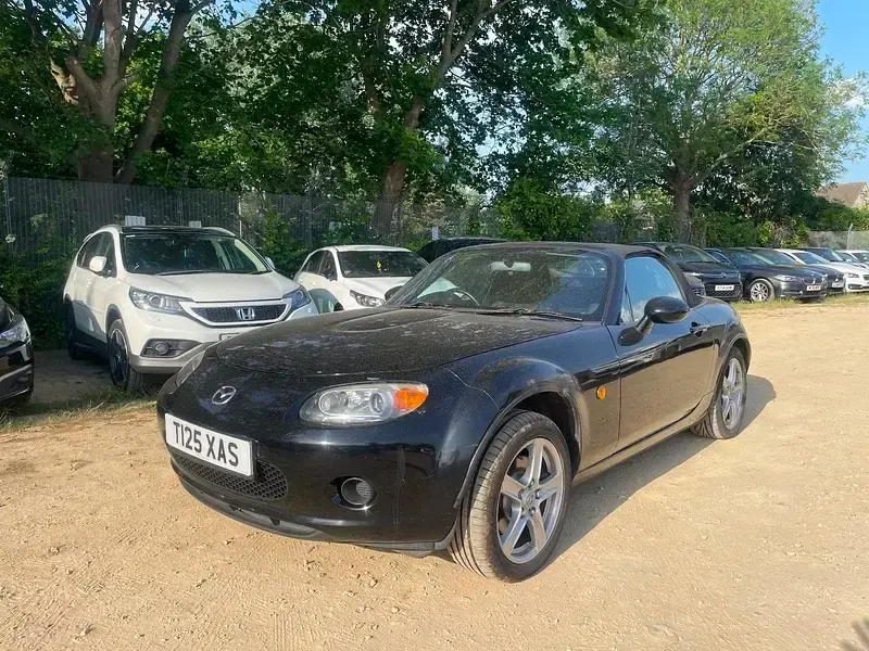 Used Mazda MX5 126 HP (92 kW) 2007 Black Cabriolet