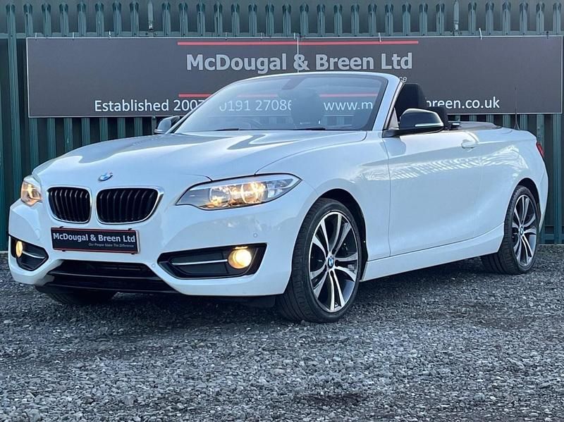 Used BMW 218 Sport Line 2017 White Cabriolet