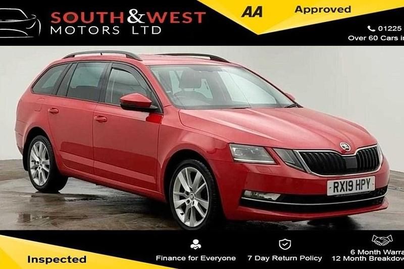 Used Skoda Octavia SE L 115 HP (84 kW) 2019 Red Estate