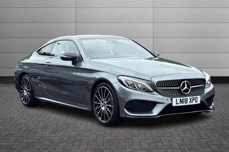 Selenite grey Used 2018 Mercedes C220 AMG Line Premium Coupe | £16,750 (Fair price) - Image 1/4