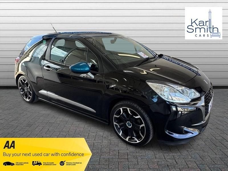 Black Used 2016 DS Automobiles DS3 Elegance Hatchback | £4,295 (Fair price) - Image 1/3