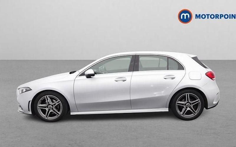 Used Mercedes A200 AMG line 150 HP (110 kW) 2019 Silver Hatchback