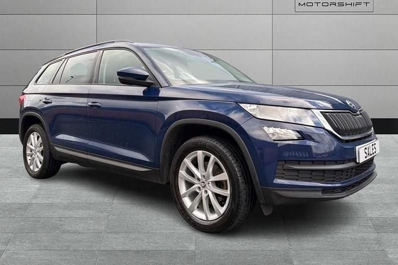 Used Skoda Kodiaq SE 125 HP (91 kW) 2017 Blue SUV